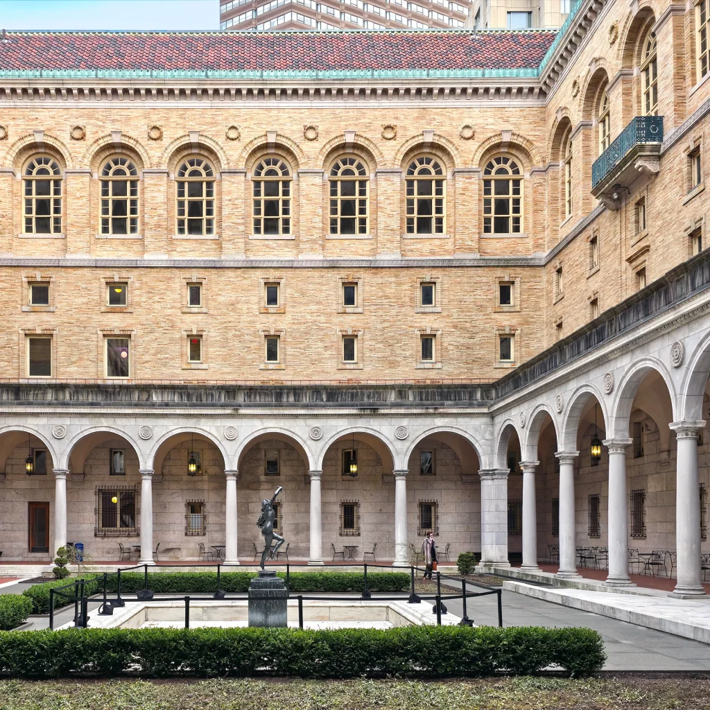 Boston Public Library McKim courtyard