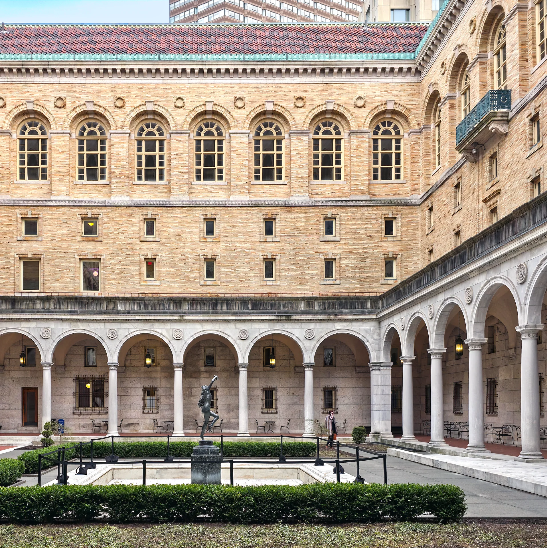 Boston Public Library McKim courtyard