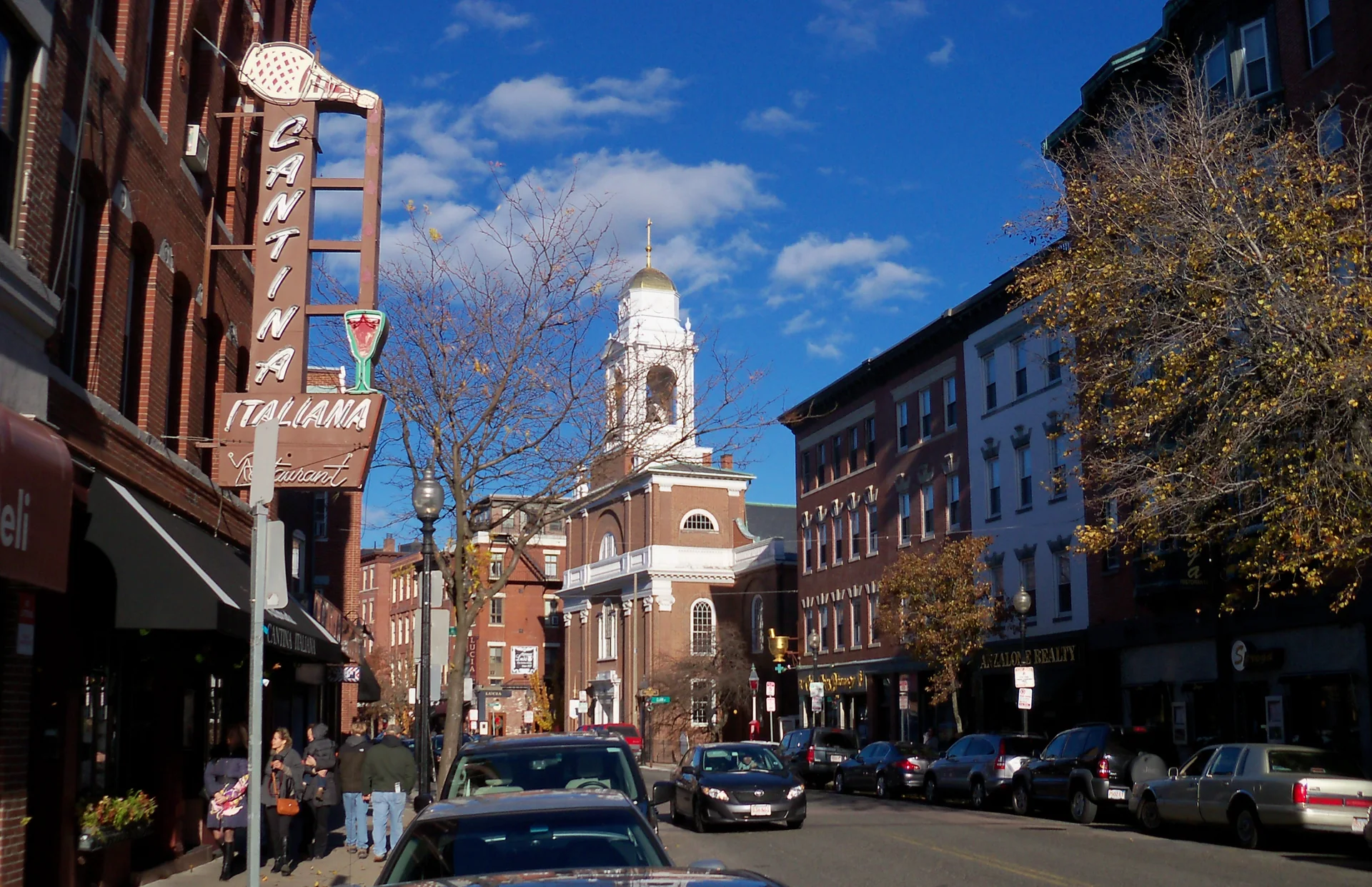 Hanover Street in Boston’s North End